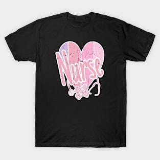 Love cute nurse,Life Valentine Day,nurse Valentine Day, Nursing education,nurse work, T-Shirt